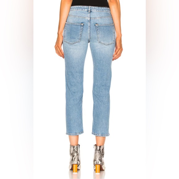 ACNE STUDIOS Row Clean Light Vintage Wash Cropped Jeans - Picture 8 of 8